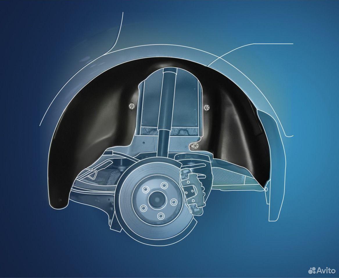 Подкрылки задние Nissan Juke 2WD