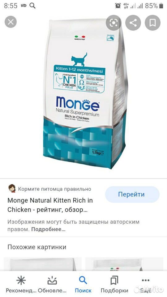 Корм для котят купить на Зозу.ру - фотография № 1