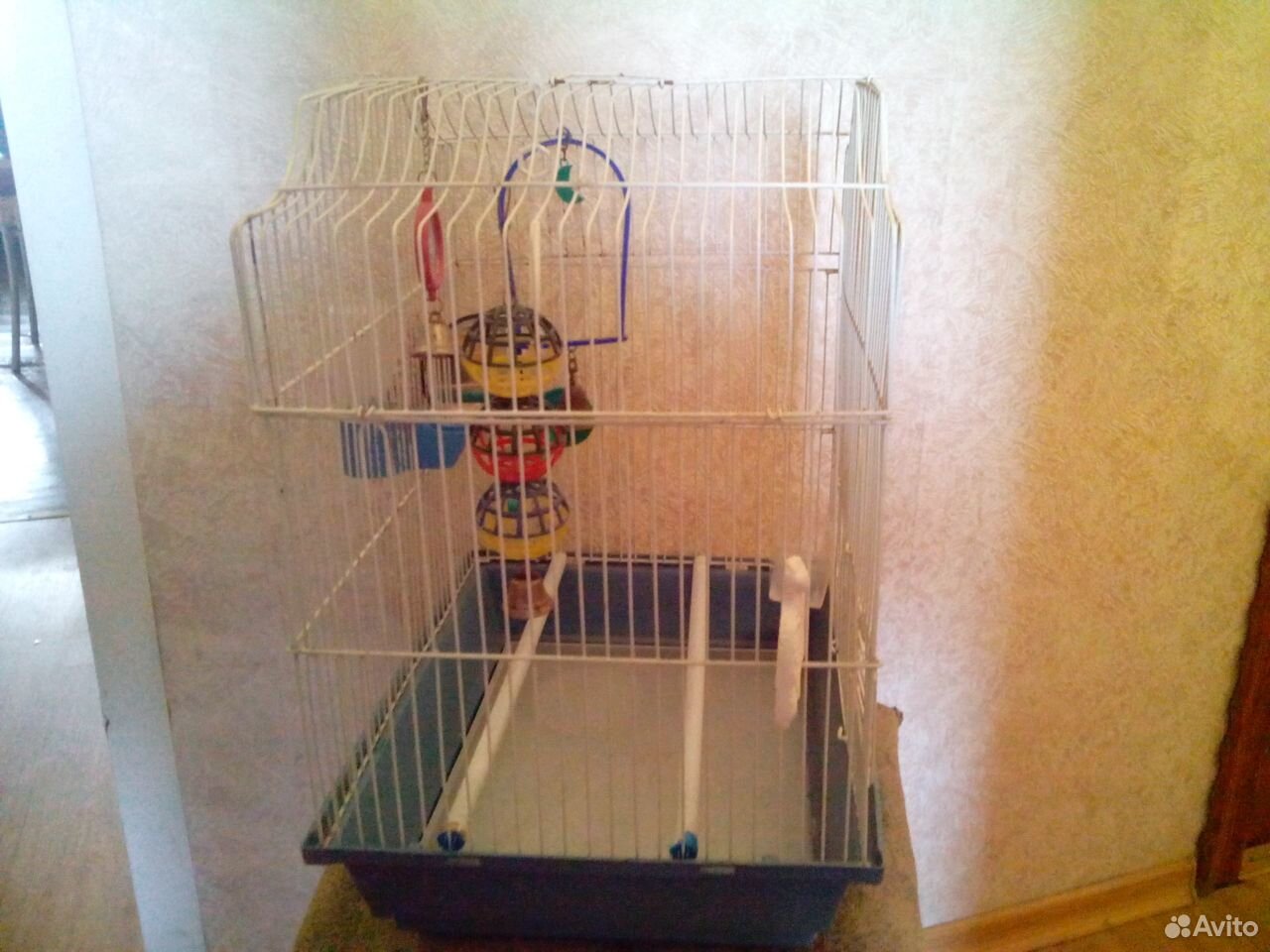 Клетка для попугая б/у купить на Зозу.ру - фотография № 2