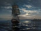 Картина в интерьер «Парусник в море» объявление продам