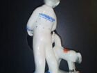 Фарфоровая статуэтка лфз Мальчик с лошадкой объявление продам