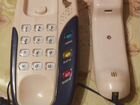 Телефон стационарный Цвет синий с белым объявление продам