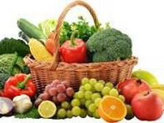 Свежие фрукты, овощи, ягоды и цветы