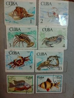 Почтовые марки cuba