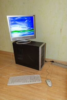 Компьютер для офиса AMD Sempron 2200+ и монитор 17