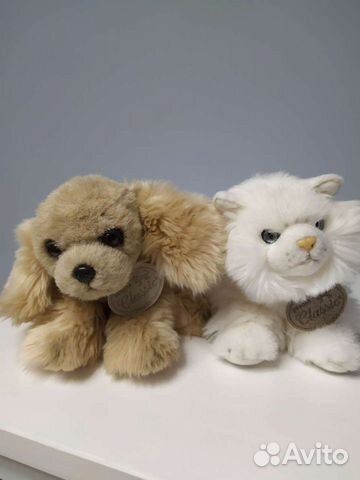 Мягкие игрушки Собачка и Кошка