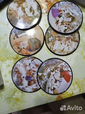 Набор подставок под стаканы (пр-во Южная Корея)