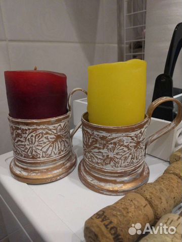 Подстаканники советские алюминиевые