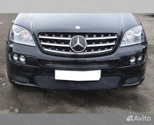 Юбка передняя Brabus для Mercedes ML W164