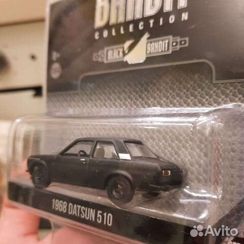 Datsun 510 1968 Black Bandit Greenlight 1:64