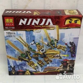 11160 лего Золотой дракон копия 70666 Лего ninja G