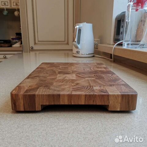 Доска разделочная торцевая из дуба. 250х350х35 мм