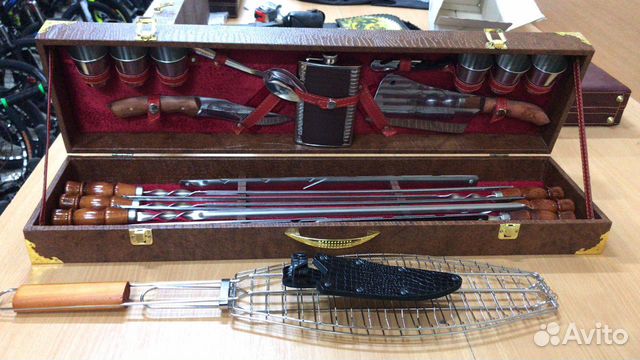 Набор шампуров в кейсе
