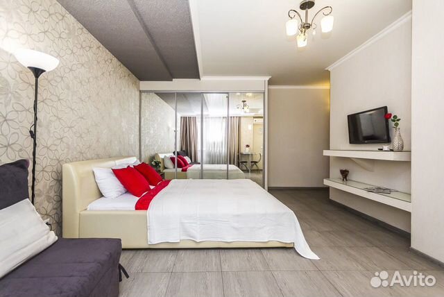 

Квартира-студия, 34 м², 2 кровати