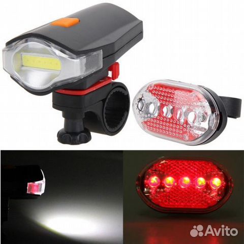 Фонарь велосипедный LED+COB YZ-1123