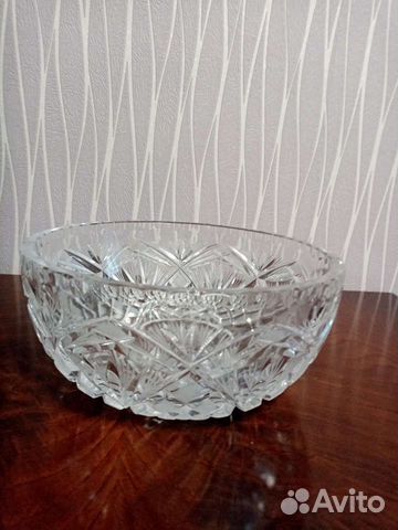 Ваза хрустальная