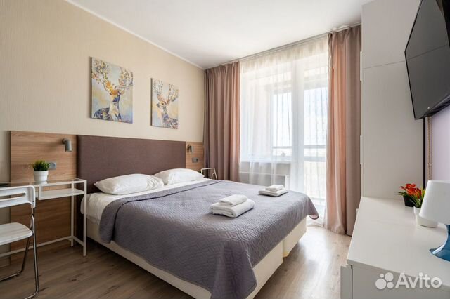 

Квартира-студия в апарт-отеле, 22 м², 1 кровать