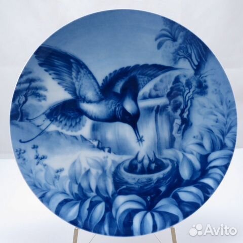 Тарелка День матери 1972 - Райские Птицы Германия