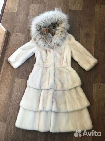 Шуба норковая с рысью