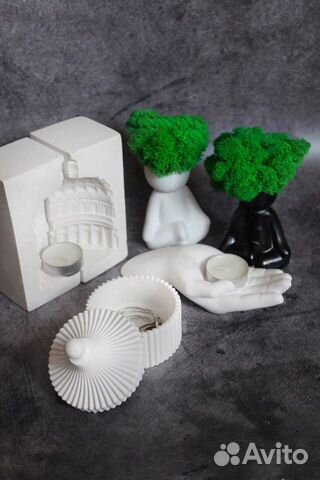 Человечки со мхом, тарелка для благовония, пантион