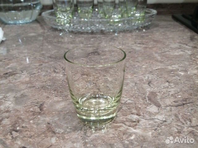 Стопки цветное стекло СССР