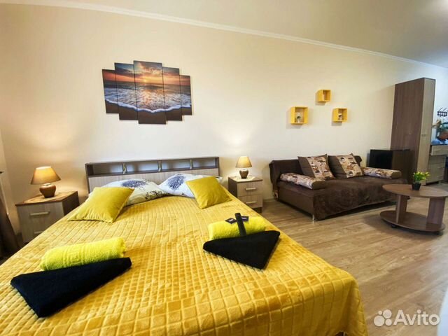 

Квартира-студия, 36 м², 2 кровати