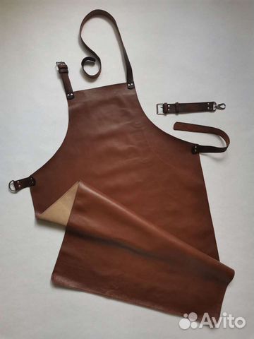 Фартук в тубусе. Нат.кожа
