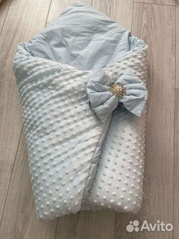 Конверт на выписку для мальчика зимний