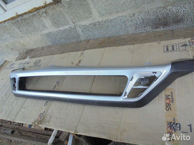 Накладка переднего бампера Mitsubishi Outlander 3