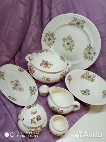 Сервиз столовый СССР зик Канаково