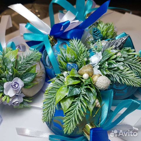 Новогодние игрушки ручной работы