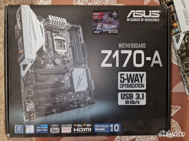 Intel Core i7 6700k + Asus Z-170-A