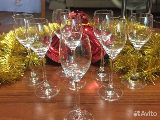 Рюмки на ножке Богемия