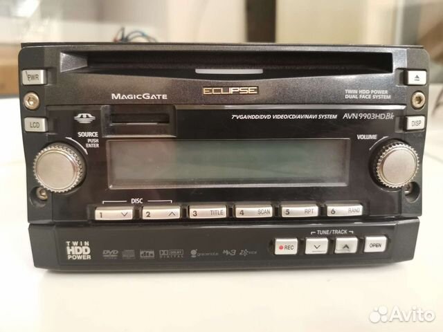 Автомагнитола Eclipse (Япония, процессор)