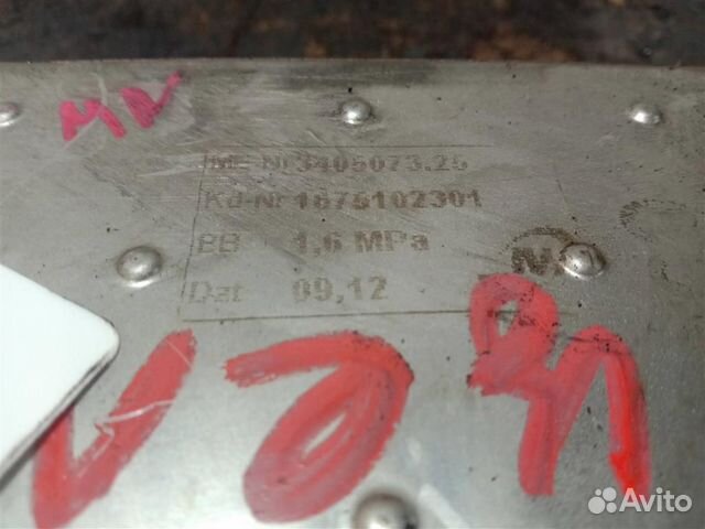 Теплообменник (радиатор масляный) двс MAN 1675102