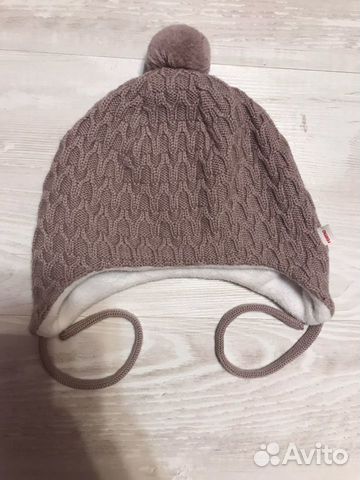Шапочка из мериноса для девочки reima и HM 44-46