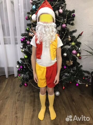 Новогодний костюм гнома
