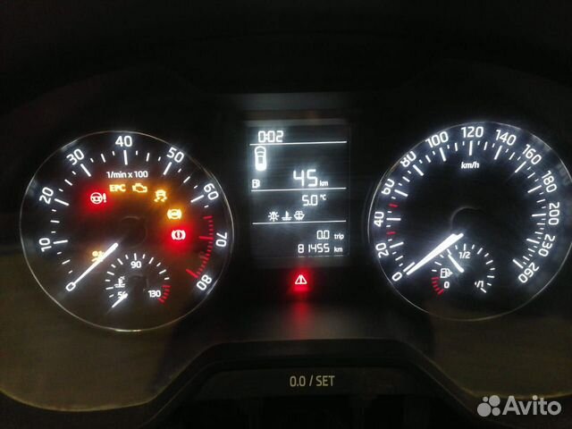 Панель щиток приборов Skoda Octavia A7 2014 год