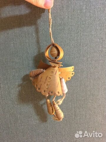 Сувенир ангел береста