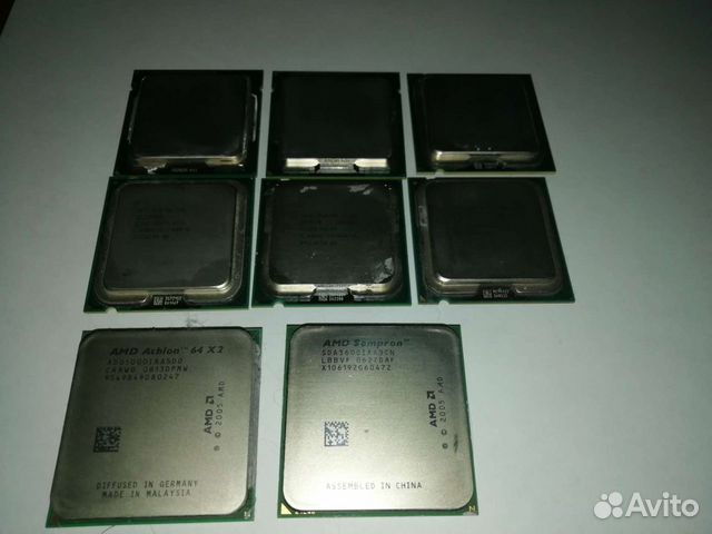 Процессоры intel, amd