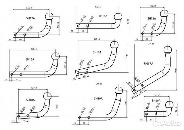 Шар тип A сталь черный