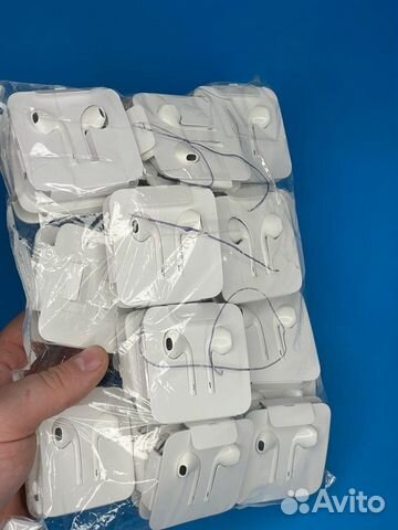 Оригинальные наушники Apple Earpods Lightning бу