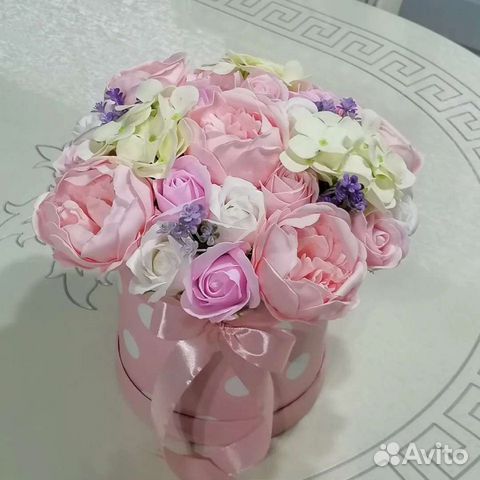 Букет цветов из мыла