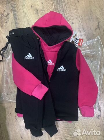 Утепленный костюм на девочку