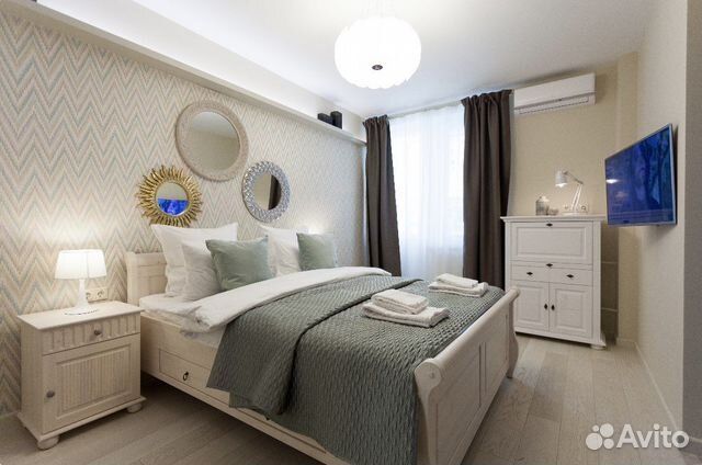 

1-к. квартира, 45 м², 2 кровати