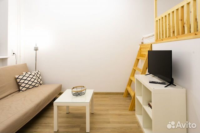 

Квартира-студия, 28 м², 2 кровати