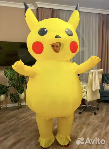 Аренда костюма Пикачу, супермен, качок