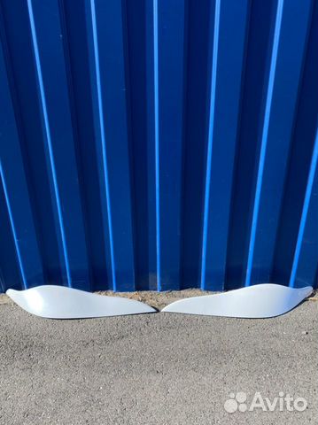 Накладки (реснички) на фары Toyota Crown 2003-2008