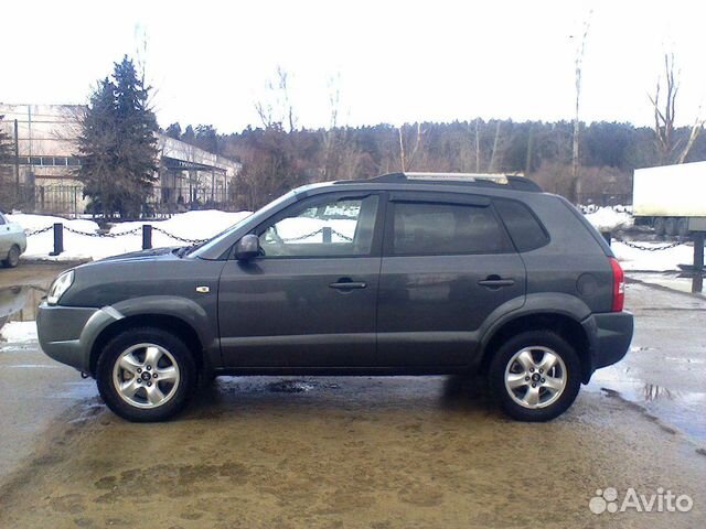 Hyundai Tucson 2.0 AT, 2007, битый, 107 000 км