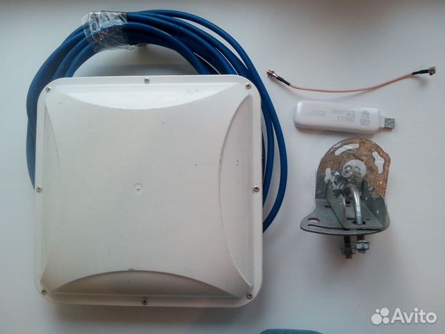 Антенна внешняя, кабель, модем, переходник